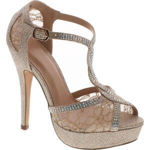 Static Footwear HY-5 Gold Womens sandals 5.5 NEW